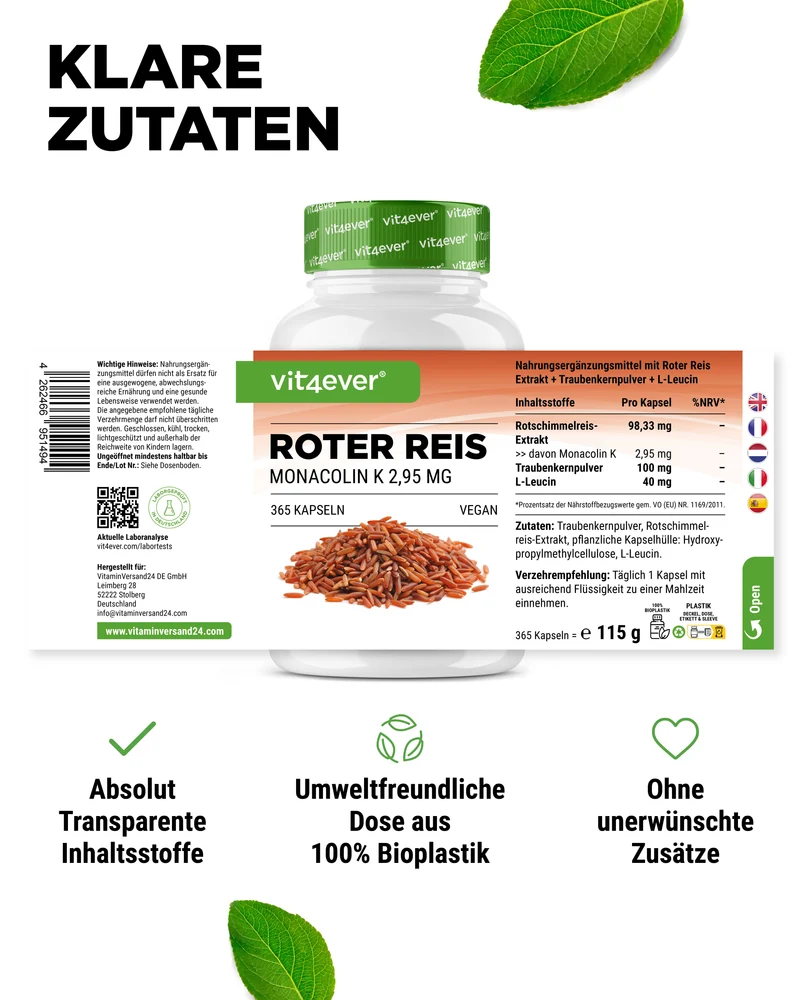 Roter Reis Extrakt