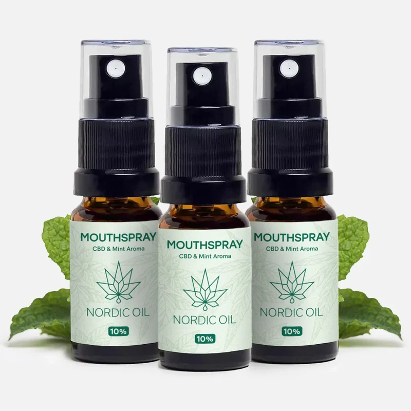 3er-Pack: CBD Mundspray (10%)
