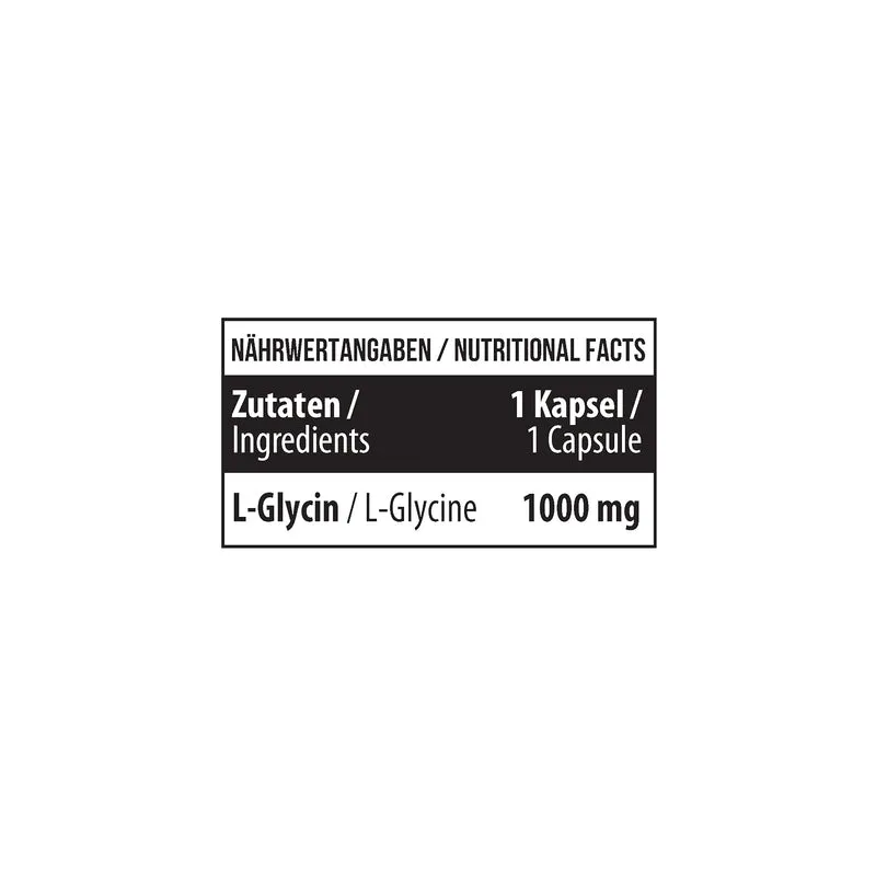 Glycine 1000 mg 120 Kapseln
