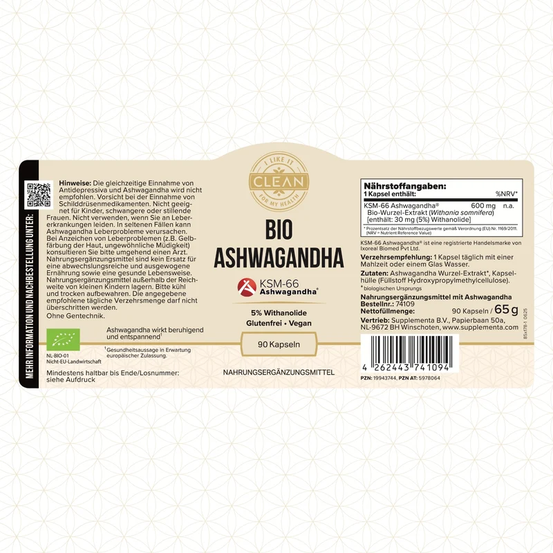 Ashwagandha 600 mg