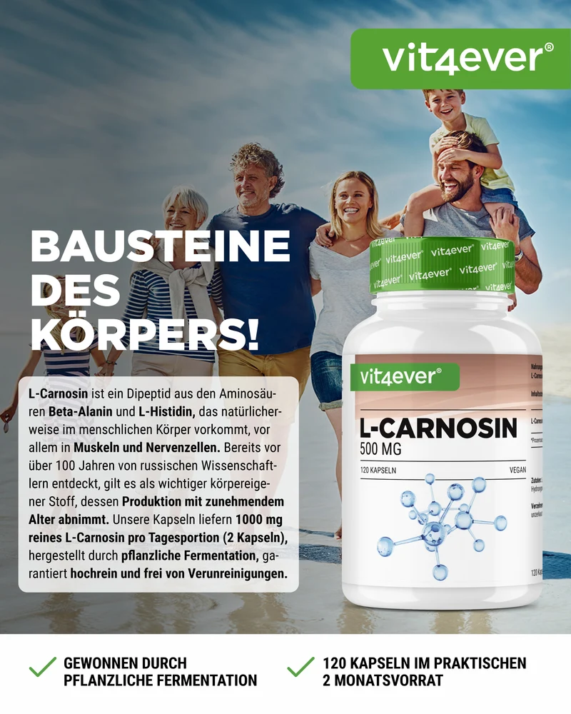 L-Carnosin - 500 mg