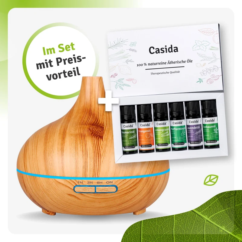 Holzoptik Diffuser mit 6 Ölen - B2B