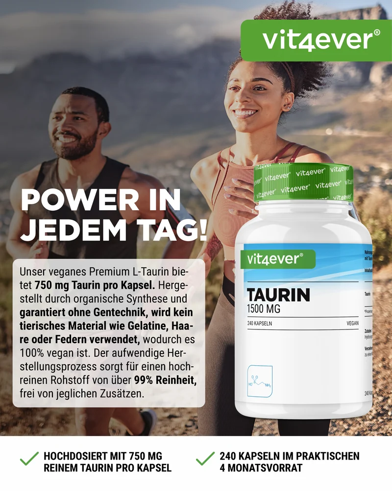 Taurin Kapseln