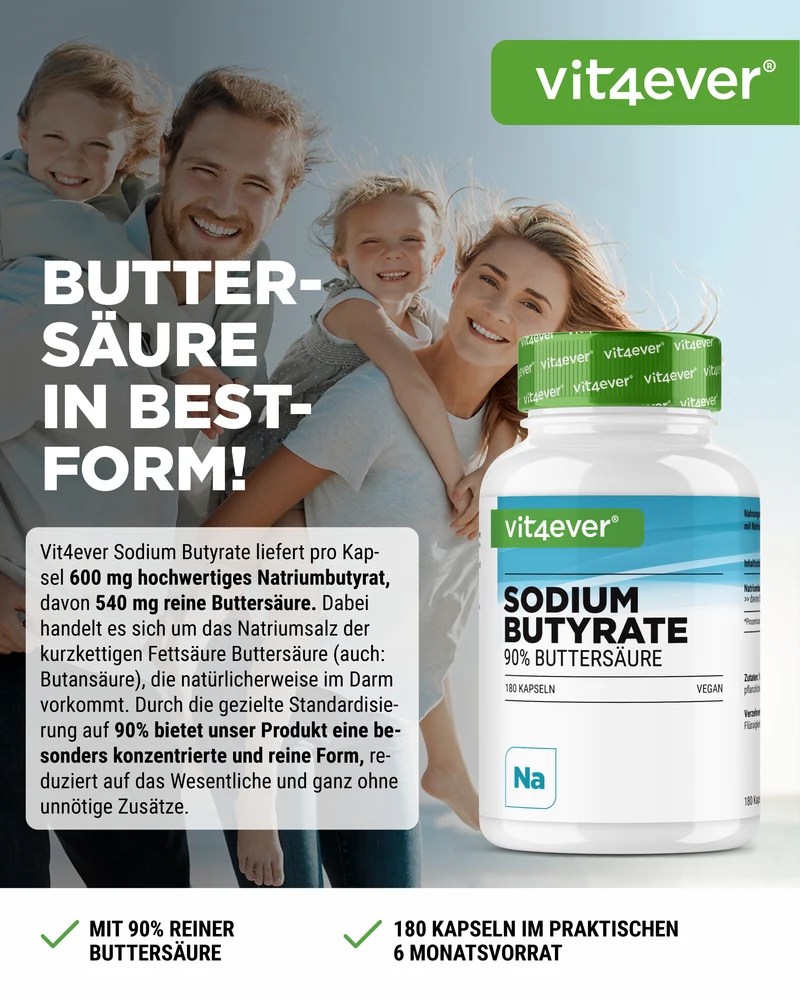 Sodium Butyrate - 600 mg