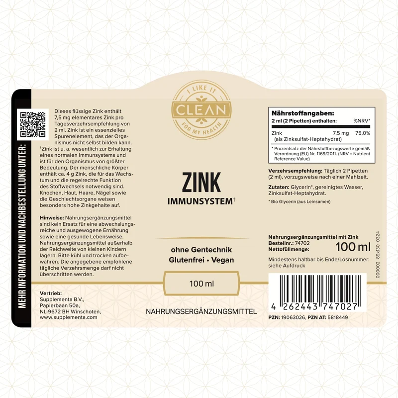 Zink flüssig