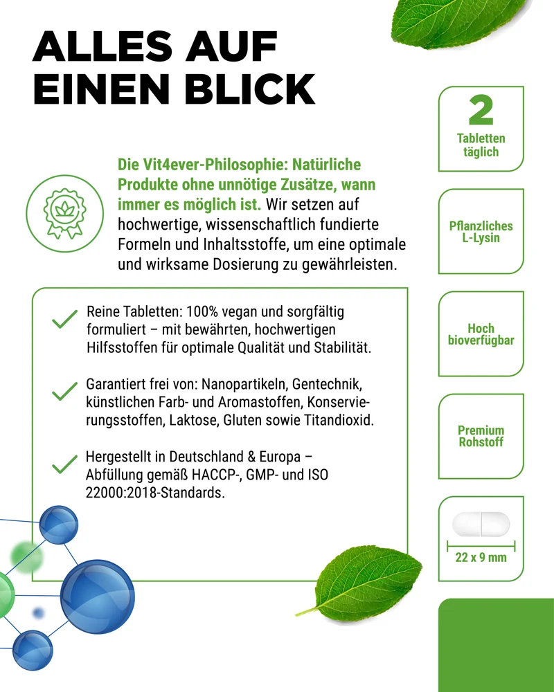 L-Lysin 1000 mg hochdosiert