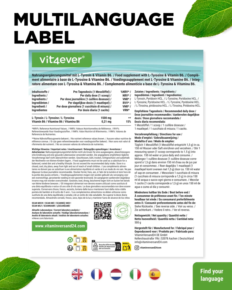 L-Tyrosin Pulver