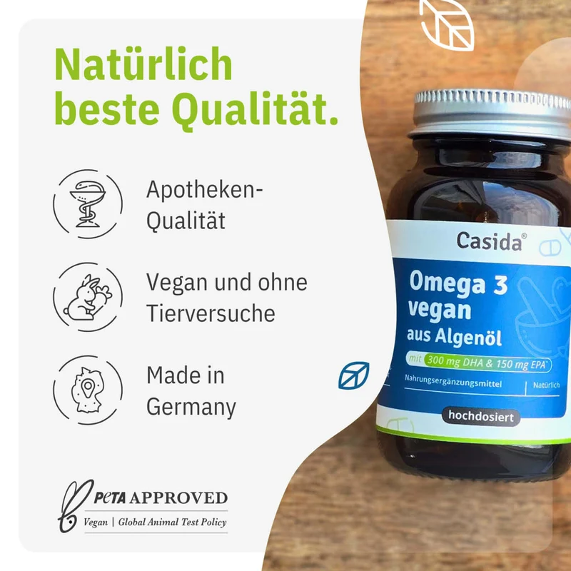 Omega 3 Vegan aus Algenöl
