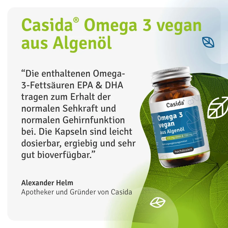 Omega 3 Vegan aus Algenöl