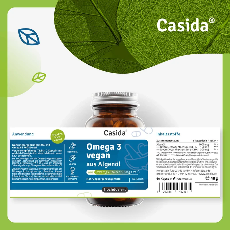 Omega 3 Vegan aus Algenöl