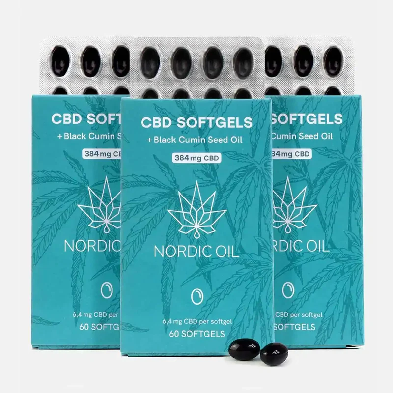3er-Pack: CBD Kapseln (384mg)