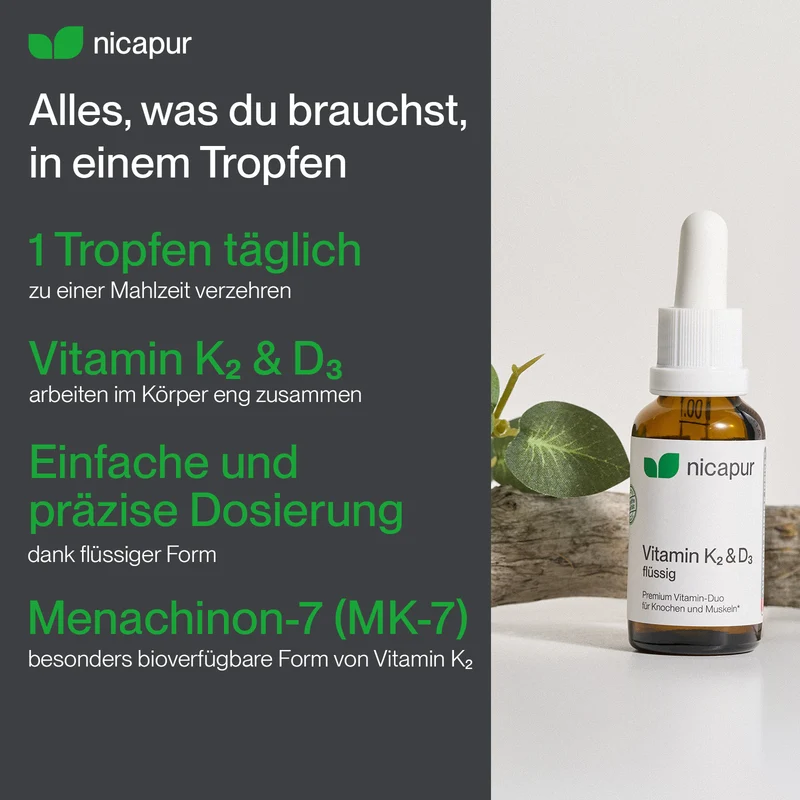 Vitamin K2 & D3 flüssig