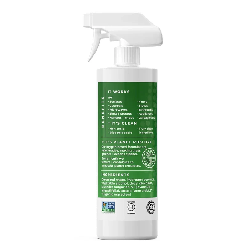 Essential Oxygen | Reiniger für häufig berührte Oberflächen, Lavendel (946ml)