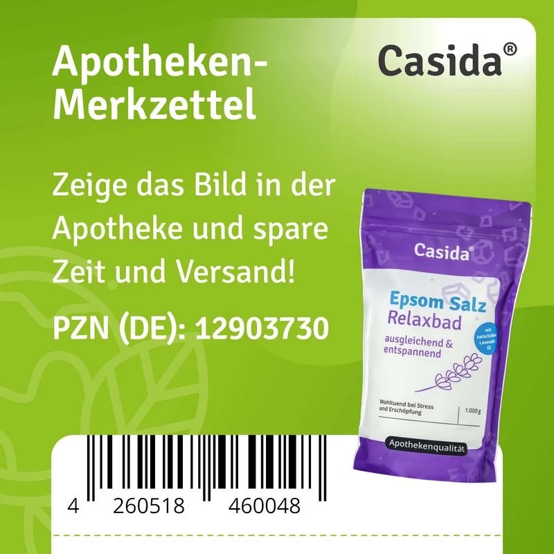 Epsom Salz Relaxbad mit Lavendel