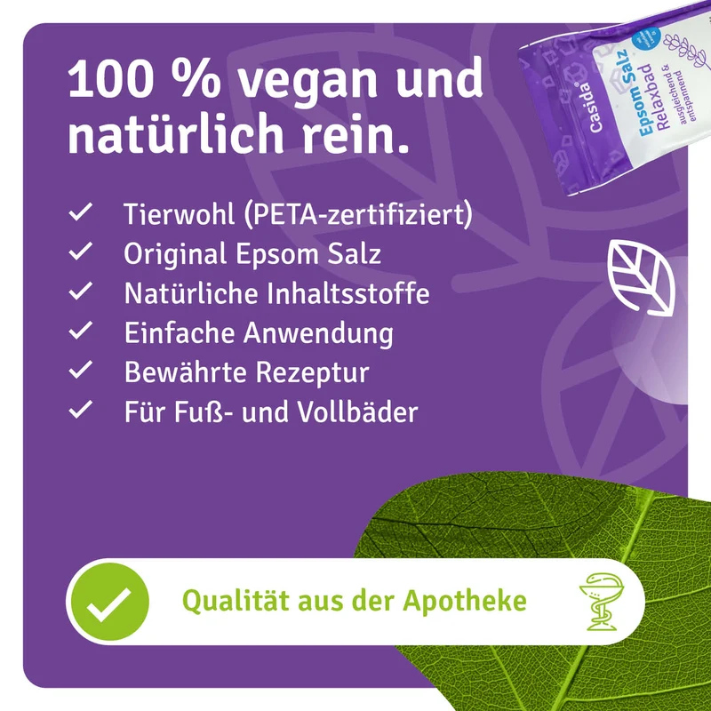Epsom Salz Relaxbad mit Lavendel