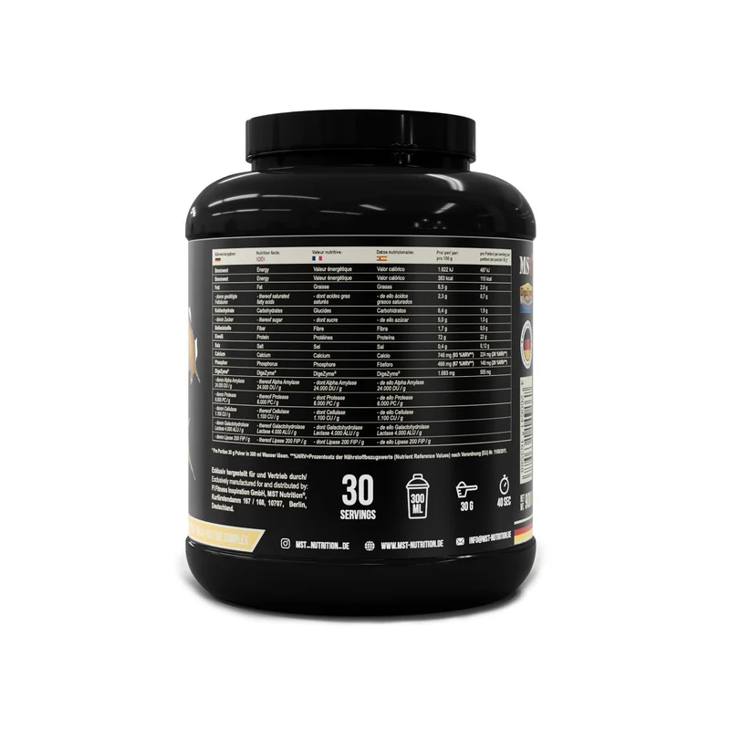 Protein Best Whey + Enzyme 900 g Mango peach
