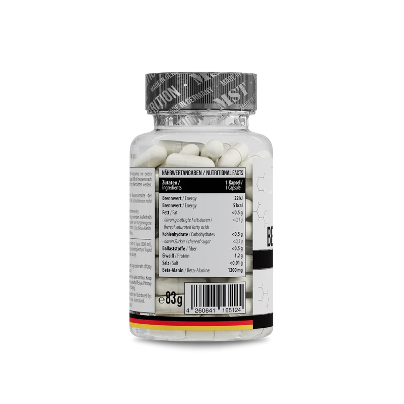 Beta Alanine 1200 mg 60 Kapseln