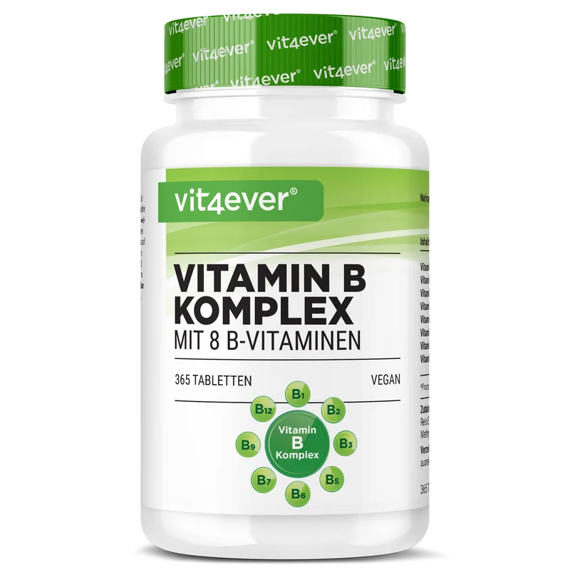 Vitamin B Komplex - 8 B-Vitamine - 365 Tabletten