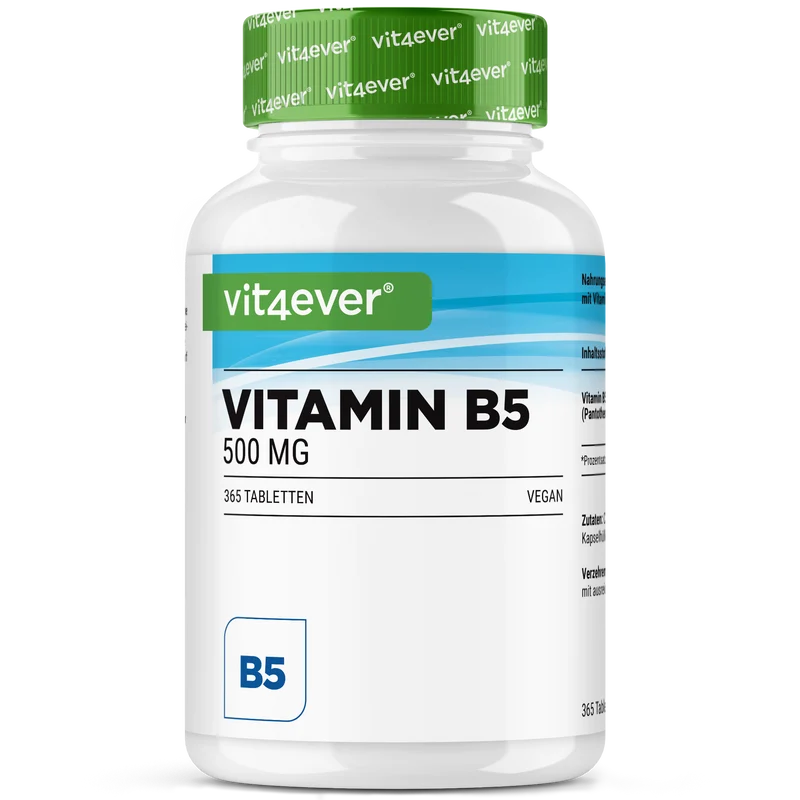 Vitamin B5 Pantothensäure 500 mg