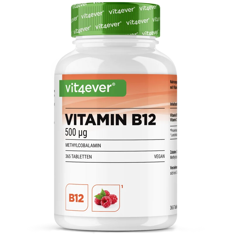 Vitamin B12 - 500 mcg - Lutschtabletten