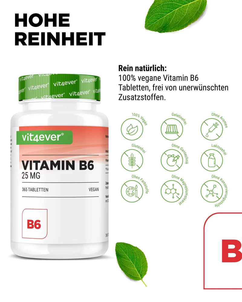 Vitamin B6 P-5-P Bioaktiv - 25 mg