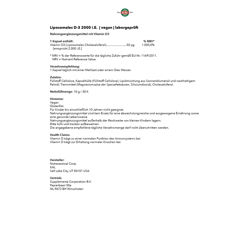 Liposomales D3