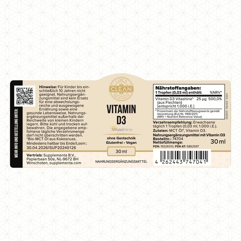 Vitamin D3 flüssig