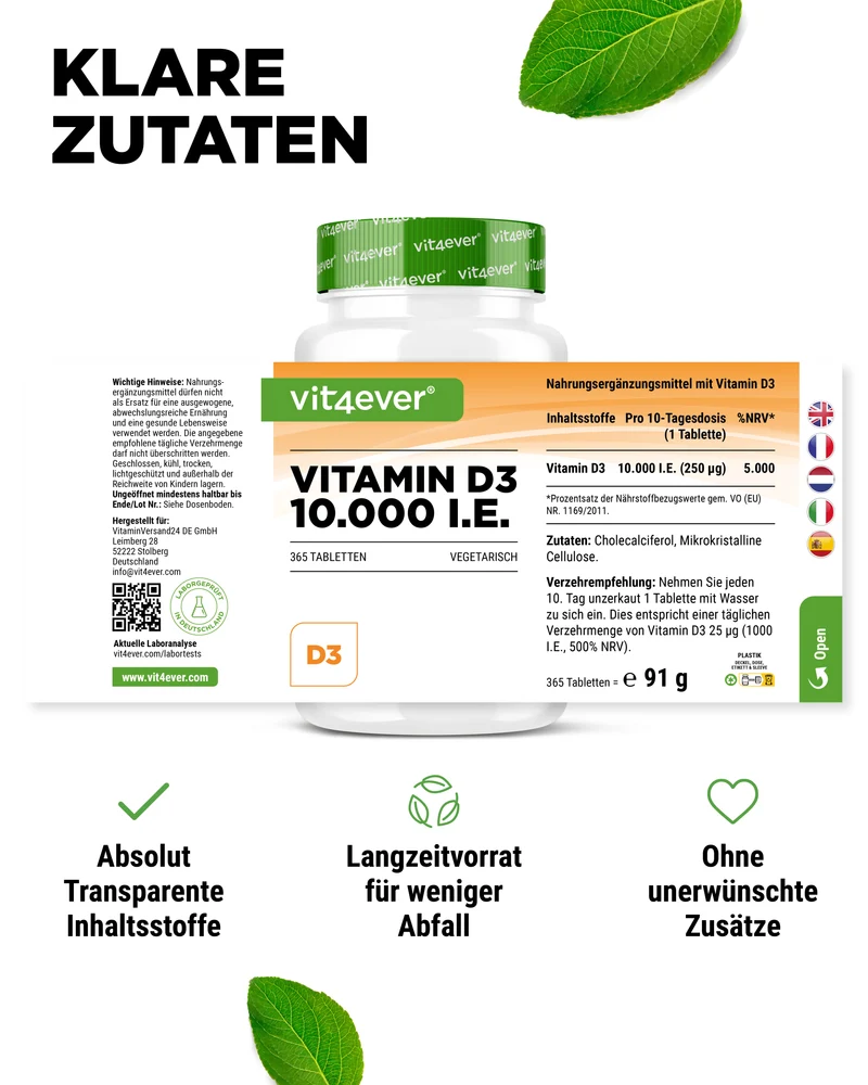 Vitamin D3 Depot 10.000 I.E