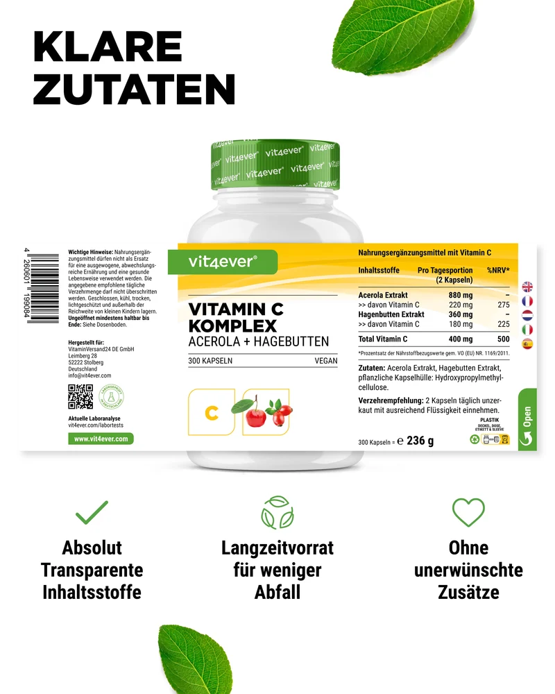 Natürlicher Vitamin C Komplex