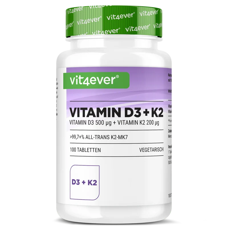 Vitamin D3 20.000 I.E. + Vitamin K2 200 mcg
