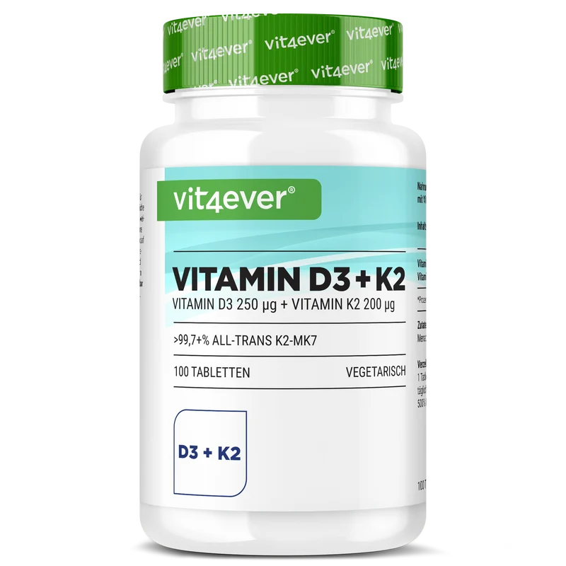 Vitamin D3 10.000 I.E. + Vitamin K2 200 mcg