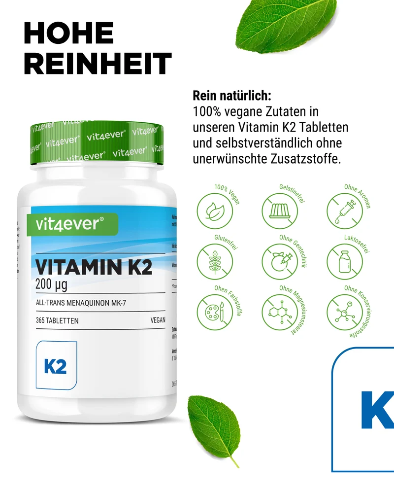Vitamin K2 200 µg pro Tablette