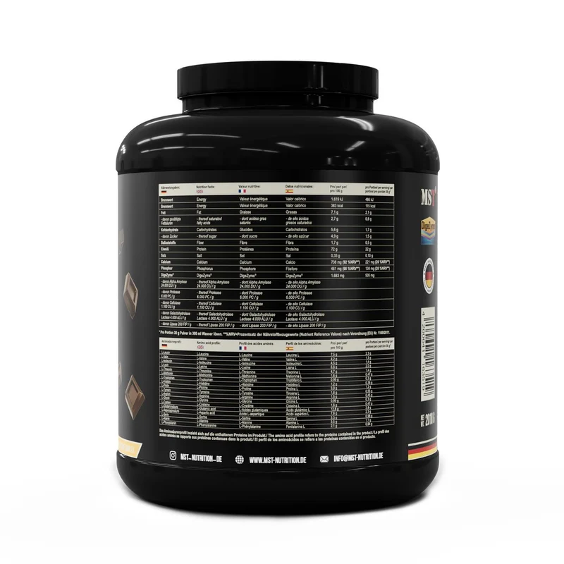 Protein Best Whey + Enzyme 2010 g Chocolate