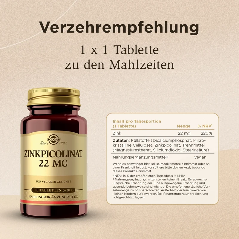 Zinkpicolinat 22 mg