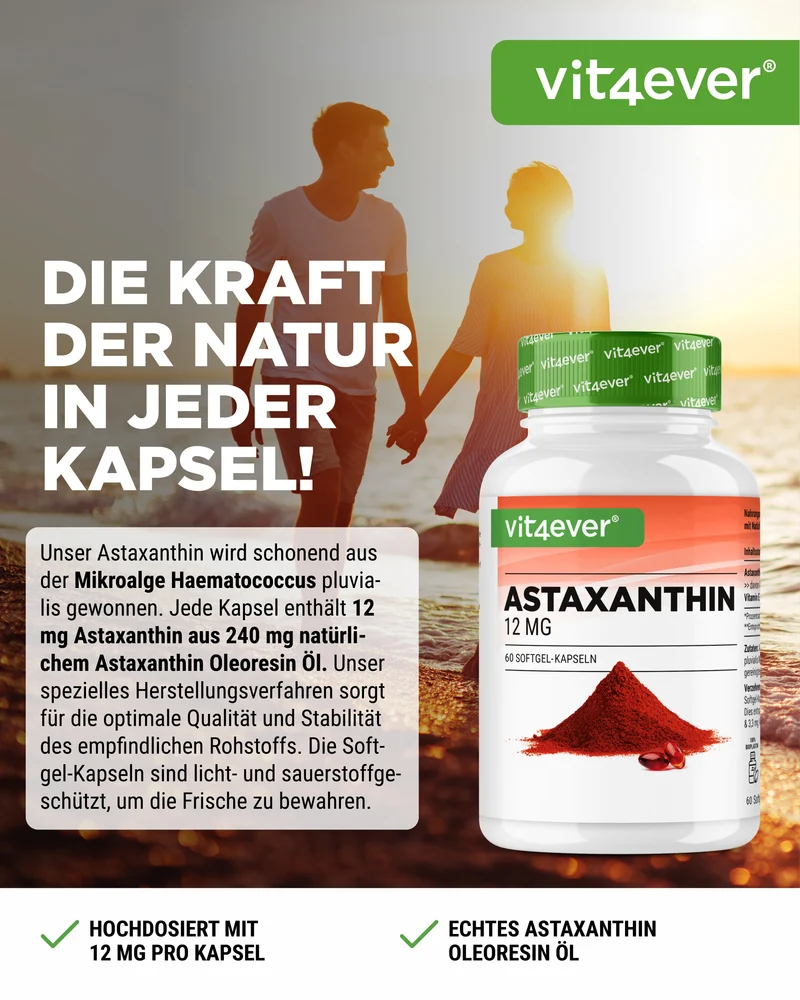 Astaxanthin - 12 mg