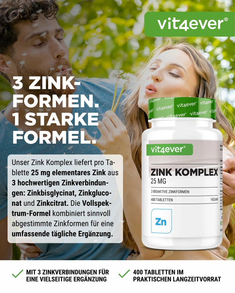 Zink Komplex mit 3 Zinkformen