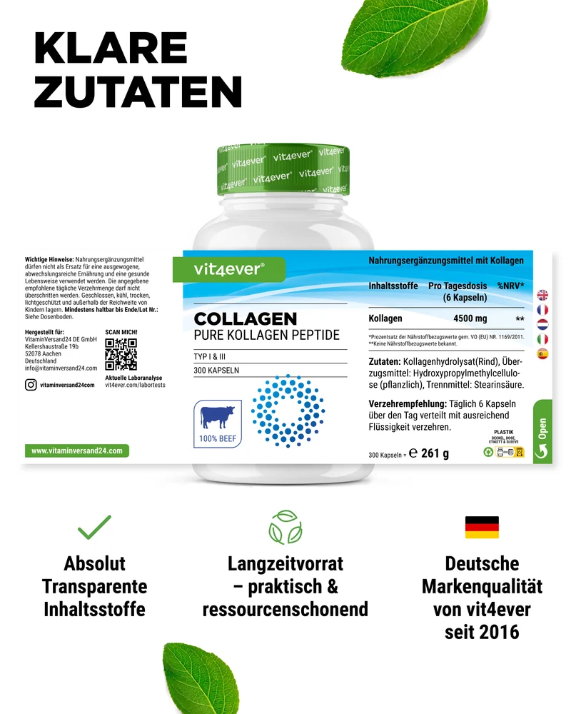 Kollagen Kapseln / Tabletten