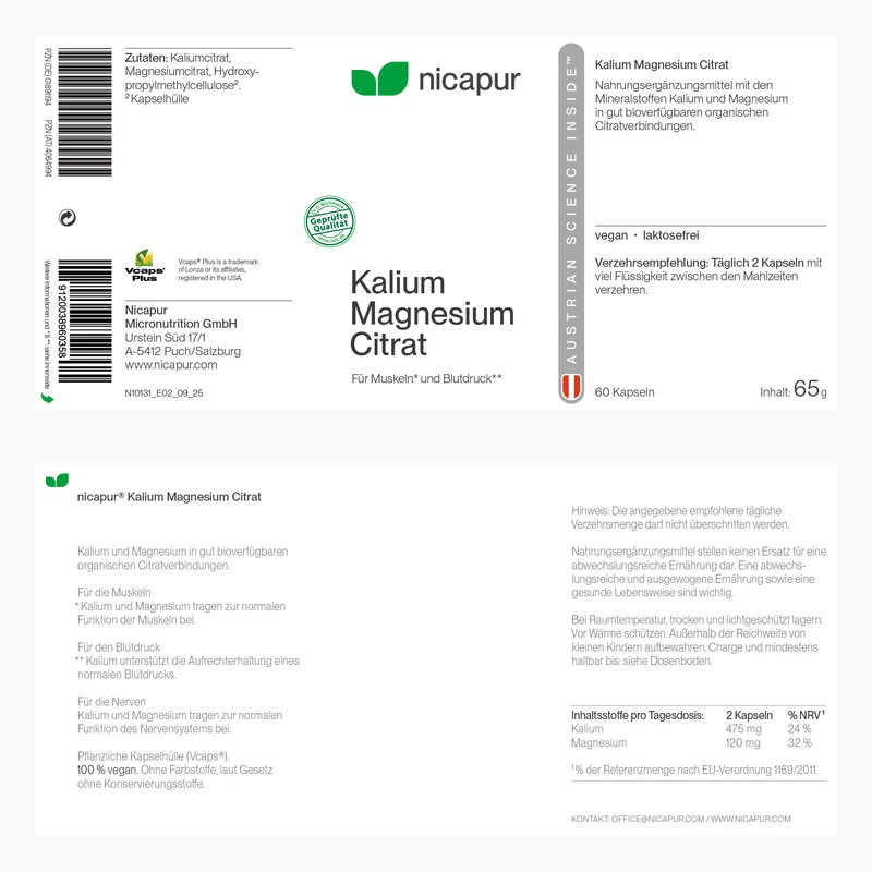 Kalium Magnesium Citrat