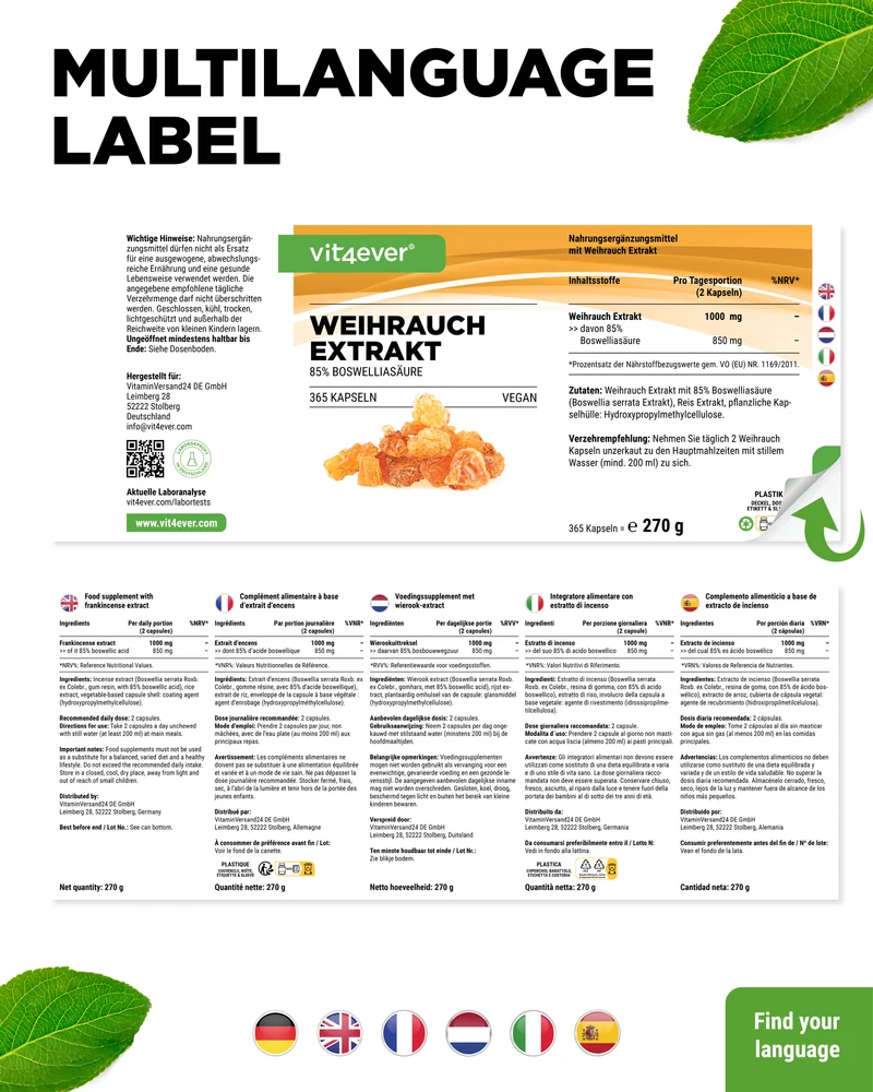 Weihrauch Extrakt Kapseln