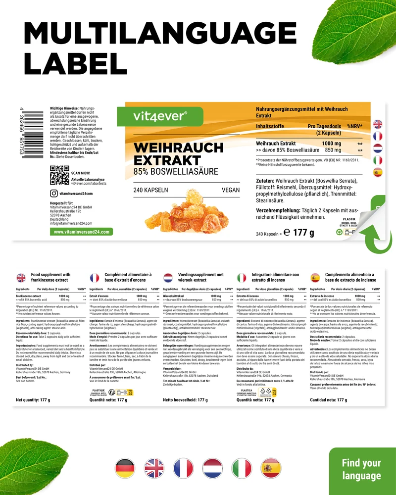 Weihrauch Extrakt Kapseln