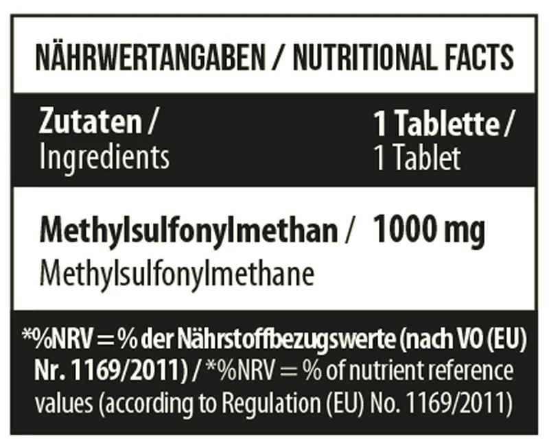 MSM 1000 90 Tabletten