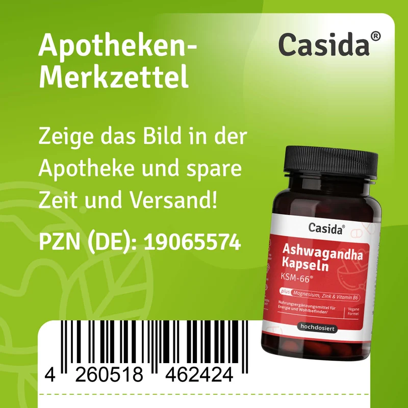 Ashwagandha Kapseln KSM-66® 600 mg Vollspektrum - B2B