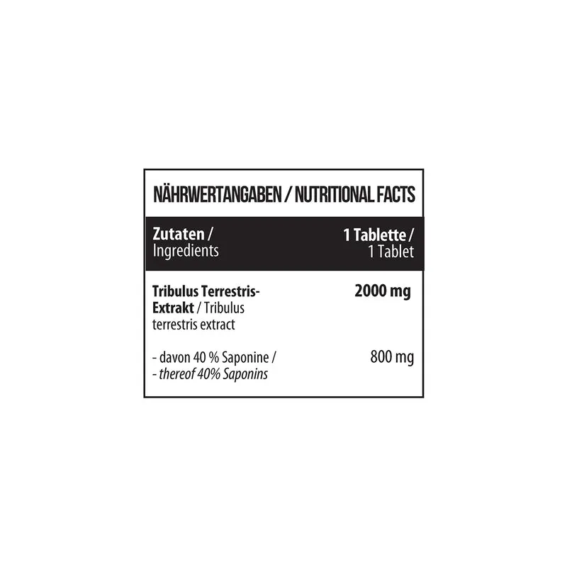 Healthy® Tribulus 2000 mg 60 Tablets