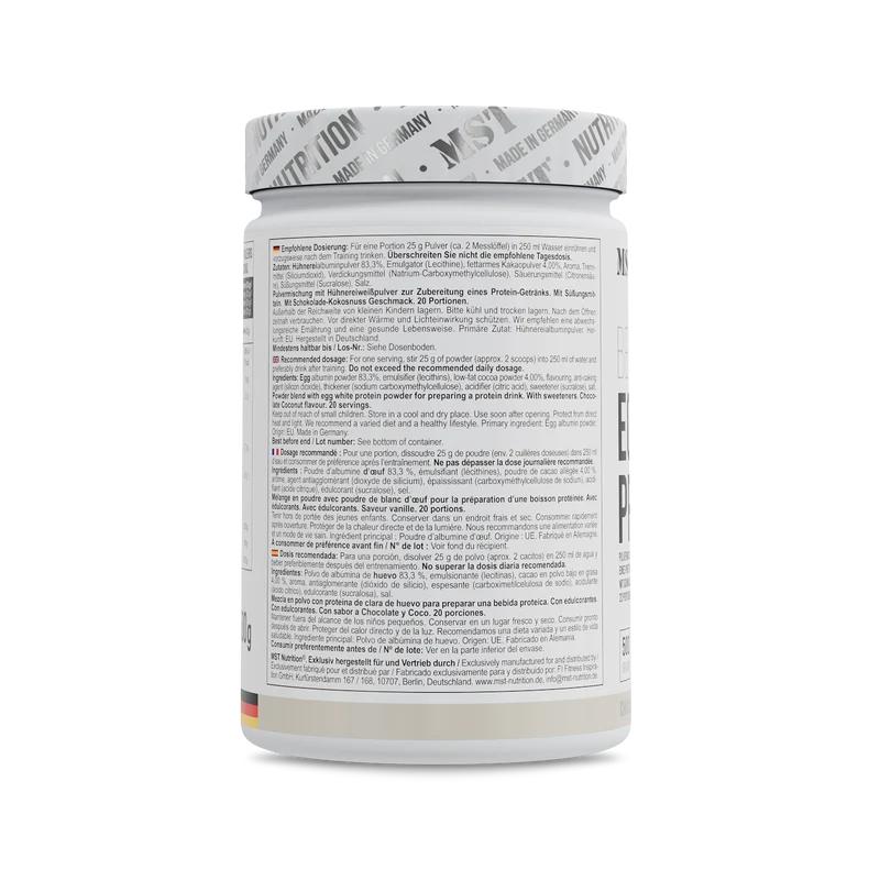 Best Egg Protein 500 g Chocolate coconut