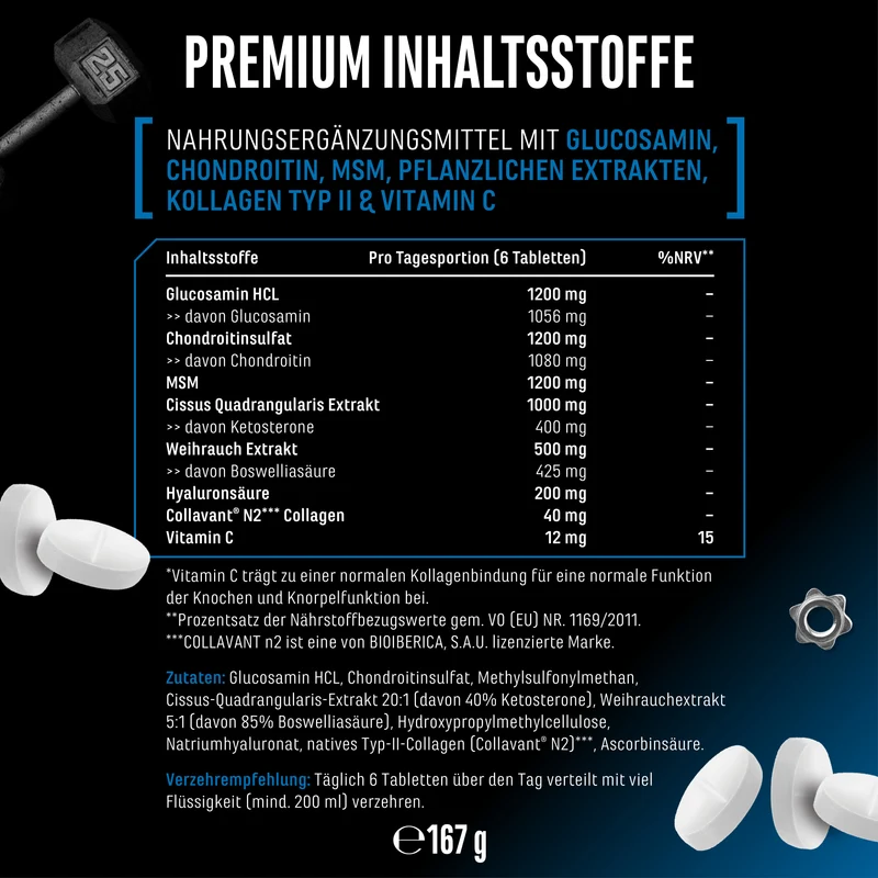 Joint Essentials - 8 Wirkstoffe, 180 Tabletten