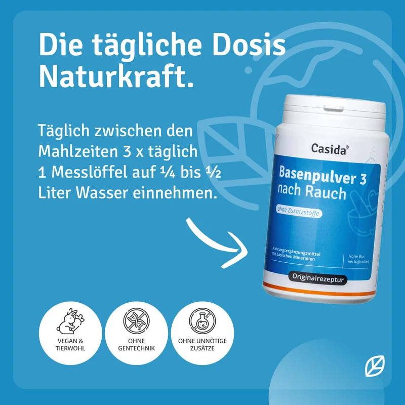 Basenpulver 3 nach Rauch - B2B