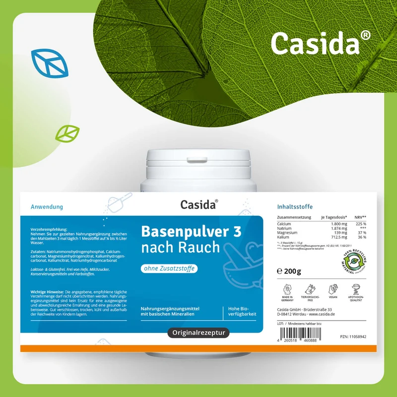 Basenpulver 3 nach Rauch - B2B