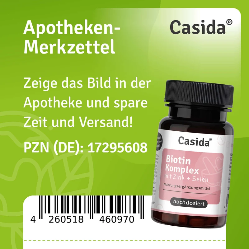 Biotin Komplex mit Zink + Selen