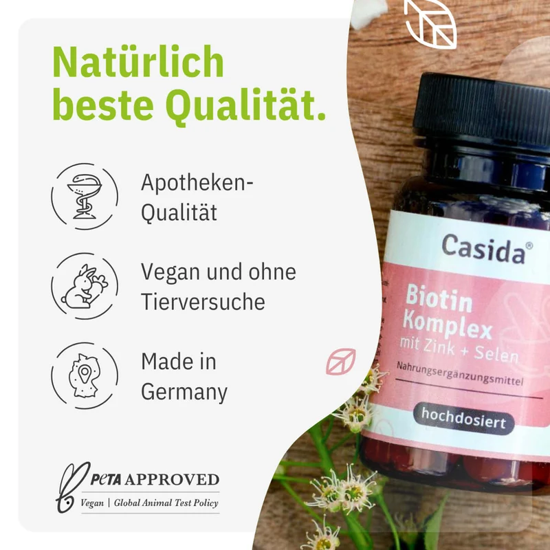 Biotin Komplex mit Zink + Selen