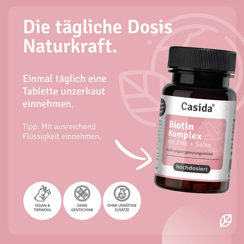 Biotin Komplex mit Zink + Selen